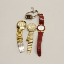 Four mixed fashion watches.