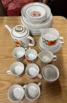 A Meakin 1970's part dinner service.