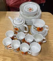 A 1970's part dinner service.