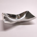 An interesting Nambe 676 'Bow Tie' serving bowl.