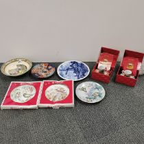 A quantity of Royal Doulton, Royal Albert and Goebel china items.