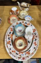 A group of good mixed quality china items.