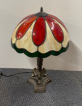 A Tiffany style table lamp, H. 56cm.