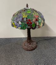 A Tiffany style table lamp, H. 46cm.