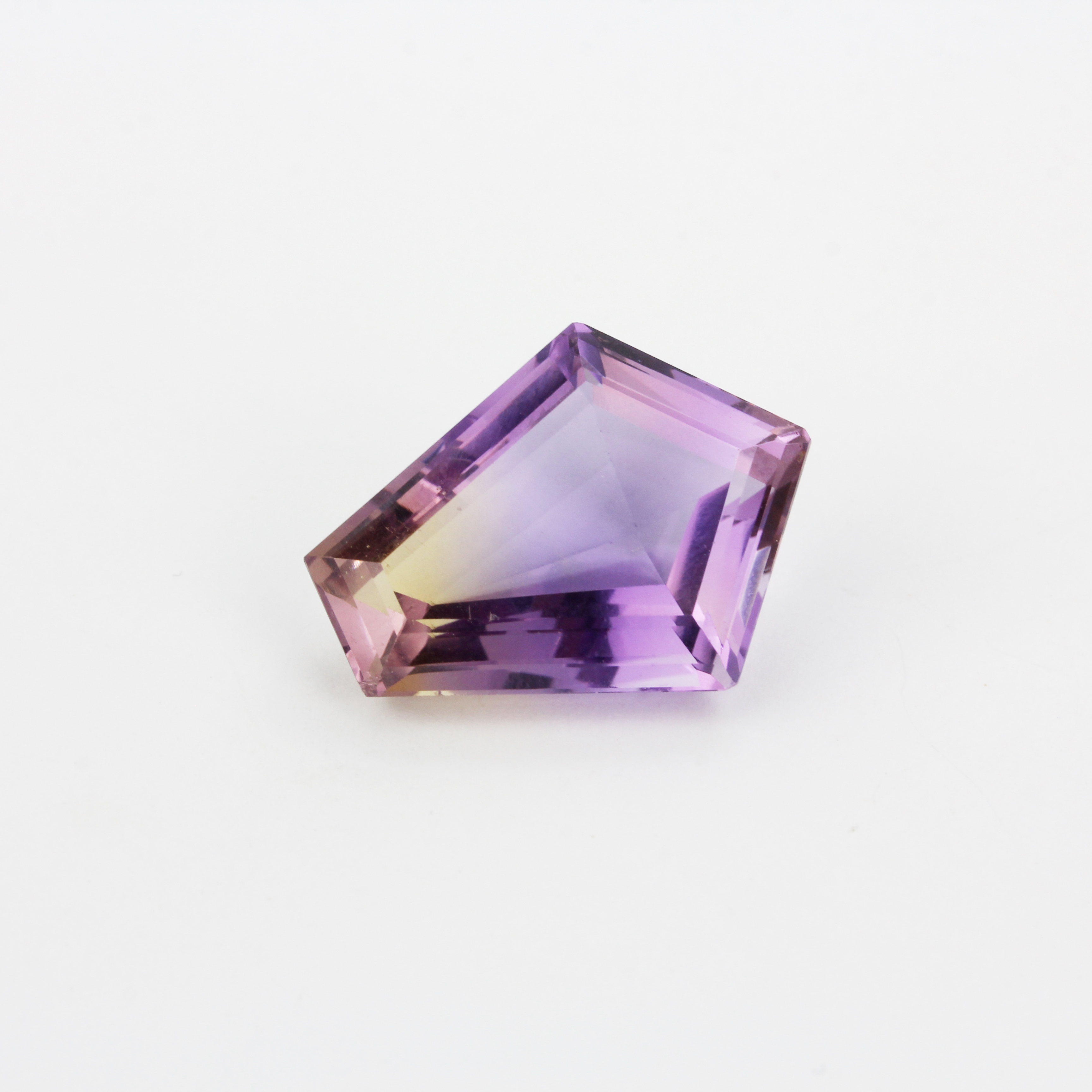 A large unmounted ametrine, approx. 22ct.