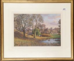 Jonathan Mitchell framed oil on board behind glass, country seen, frame size 74 x 59cm.