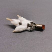 Taxidermy Scottish Grouse foot brooch, early 20th century, These were popular tourist souvenirs from