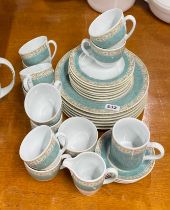 A Wedgwood Aztec pattern part tea and dinner service.