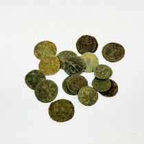 Antiquities interest: A group of hammered Roman and other coins.