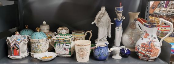 A quantity of mixed collectable ceramic items.