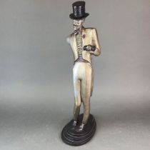 A large Austin sculptures figure of a gentleman, H. 41cm.