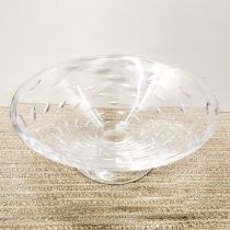 A large Waterford crystal bowl, Dia. 30cm.