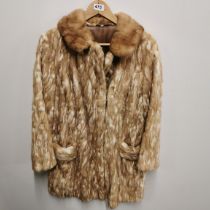 An interesting vintage fur coat.