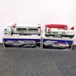 Two boxed Hess die cast models.