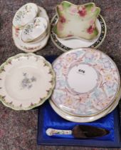 A quantity of Ainsley and other porcelain items.