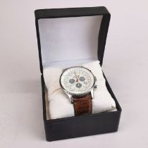 A gents Lancaster Heritage wristwatch in working order. Diameter 4.5cms.