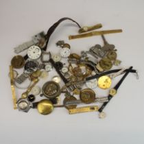 A bag of watches and watch parts.