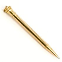 A 14ct yellow gold Wahl Eversharp pencil.