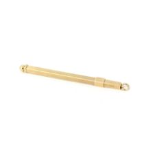 A 9ct yellow gold swizzle stick, L. 7.5cm.