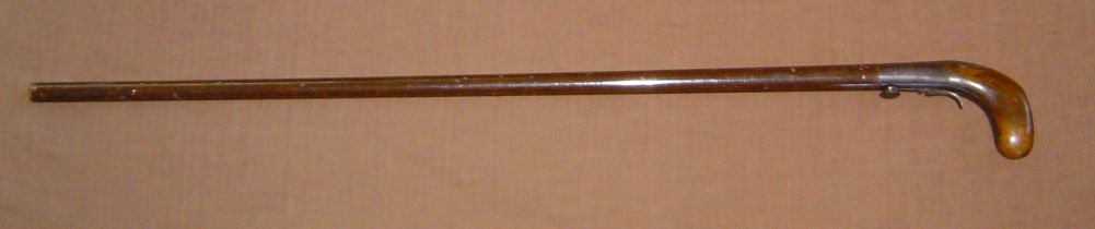 Poacher’s Gun Stick with Stock This is a similar item to Appendix E1, a mid 19th century underhammer