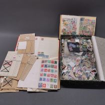 A quantity of mixed stamps.