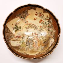 A 19th century Japanese kutani bowl, Dia. 19cm.