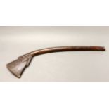 A rare Fijian hardwood Oceanic war club, L. 94cm.