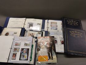 A quantity of Royal Family related stamp albums.