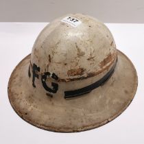 A World War II helmet.