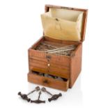 A 19TH CENTURY SURGEON'S TRAVELLING CHEST