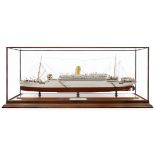 A FINE BOARDROOM MODEL FOR THE REFITTED ROYAL MAIL LINES CRUISE LINER S.S. ATLANTIS, CIRCA 1929