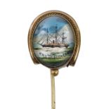 A RARE LAPEL PIN FOR THE 1875 DISCOVERY ARCTIC EXPEDITION