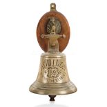A BRIDGE BELL FROM THE FRENCH TORPEDO BOAT 'AQUILON', 1895