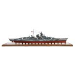 A 1:192 SCALE STATIC DISPLAY MODEL OF S.M.S.TIRPITZ [1939] BY FINE ART MODELS