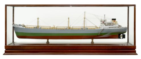 A BUILDER'S MODEL FOR THE M.S.RISELEY, BUILT BY SWAN, HUNTER & WIGHAM RICHARDSON LTD, WALLSEND FOR