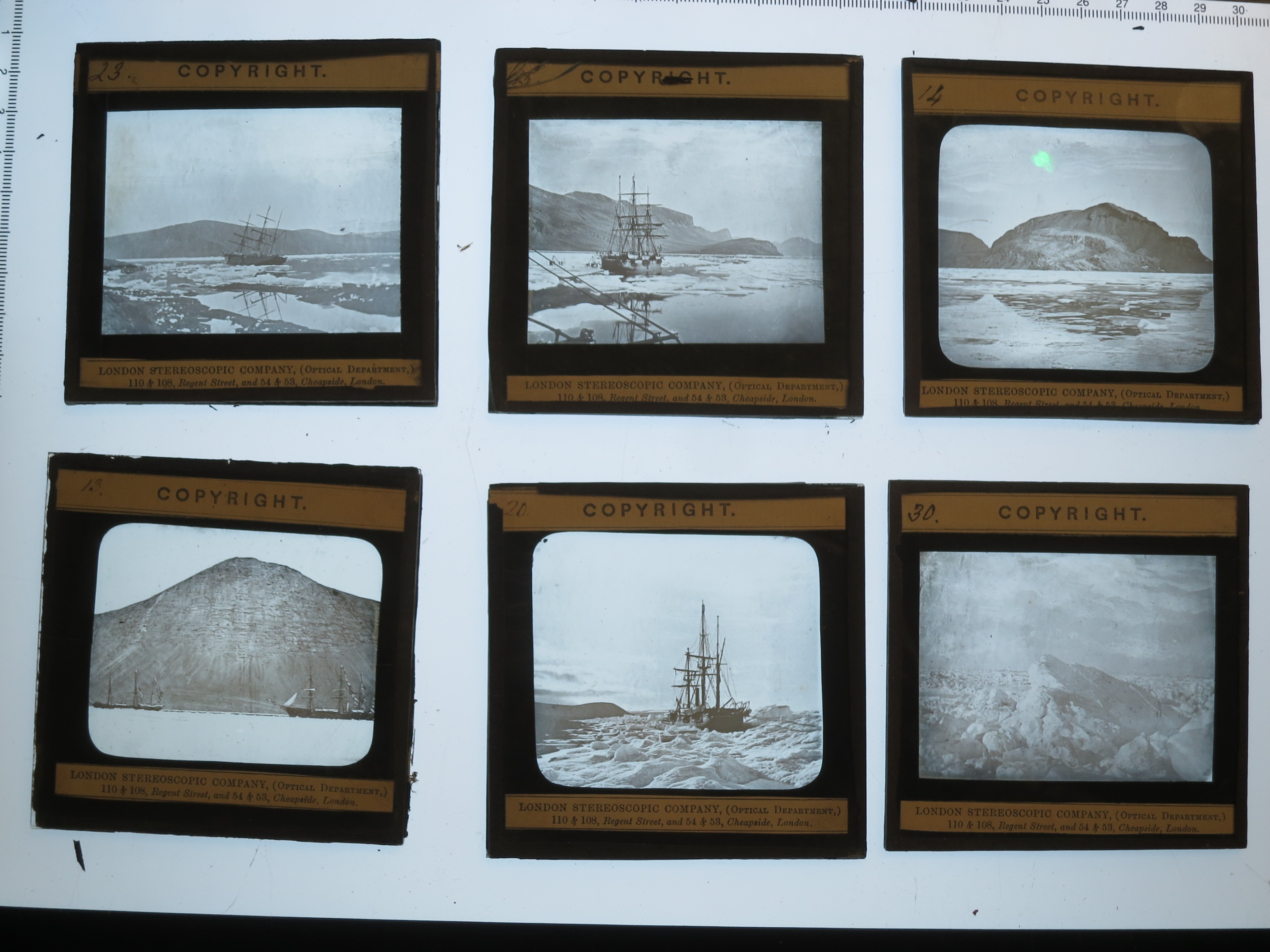 BRITISH ARCTIC EXPEDITION, 1875-76, A RARE GROUP OF PHOTOGRAPHIC SLIDES - Image 5 of 7