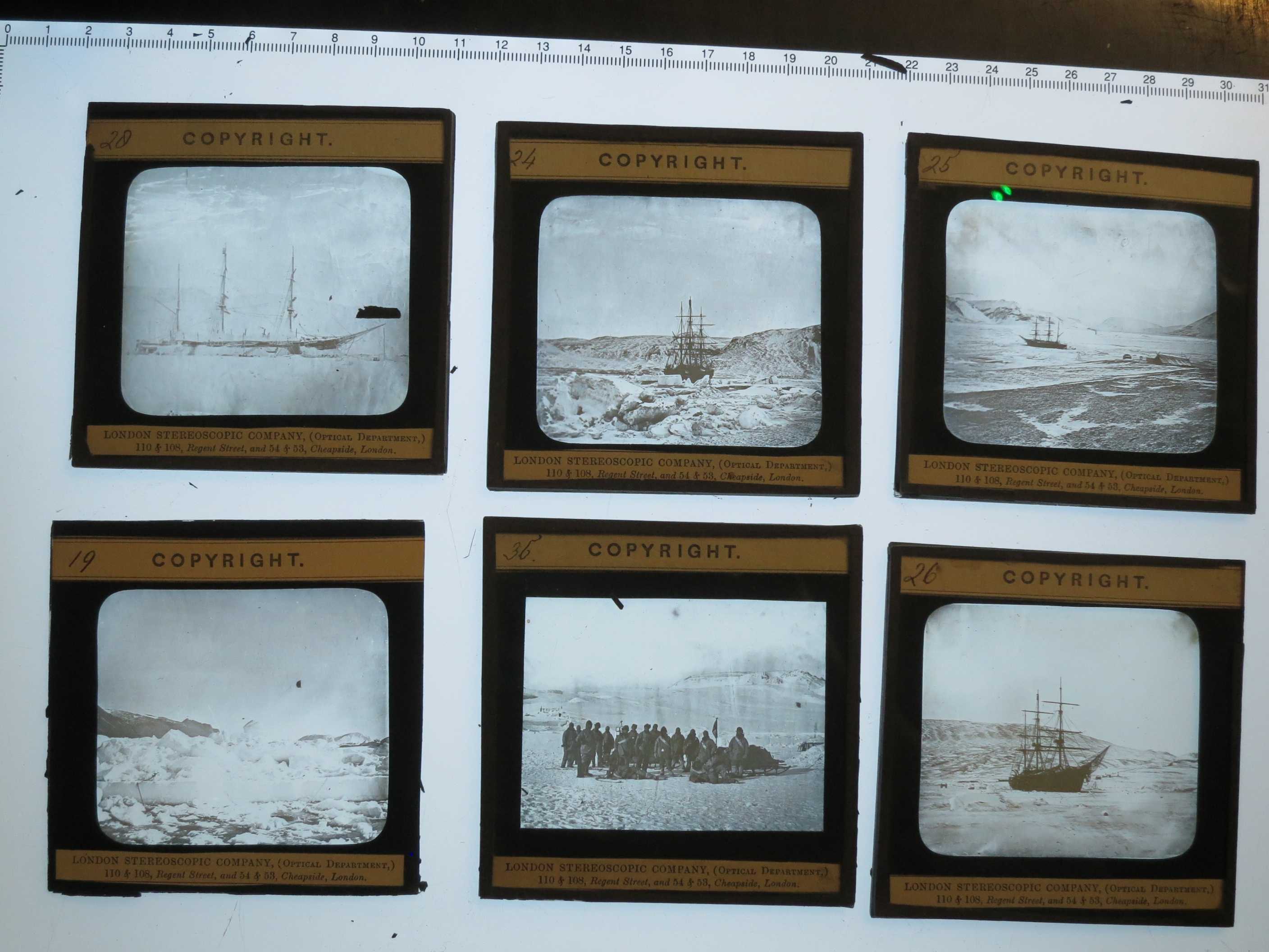 BRITISH ARCTIC EXPEDITION, 1875-76, A RARE GROUP OF PHOTOGRAPHIC SLIDES - Image 6 of 7