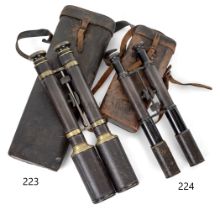 A PAIR OF 1¾IN. TELESCOPE BINOCULARS BY NAGRETTI & ZAMBRA, LONDON, CIRCA 1880