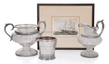 A COLLECTION OF ARTEFACTS ASSOCIATED WITH THE AMERICAN CLIPPER SHIP SURPRISE AND THE RANLETT FAMILY