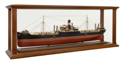 'A BUILDER'S STYLE MODEL FOR THE S.S. SPRINGWELL, BUILT BY WOOD SKINNER, BILL QUAY, 1914