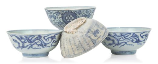 A GROUP OF CHINESE WRECK PORCELAIN