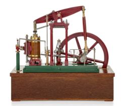 AN ELECTRICALLY POWERED MODERN MODEL OF A MID-19TH CENTURY BEAM ENGINE