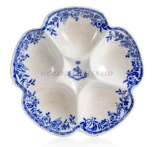 A RARE FIRST CLASS CUNARD OYSTER DISH, CIRCA 1890