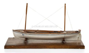 19TH CENTURY SAILOR-TYPE MODEL FOR A CORNISH PILOT GIG