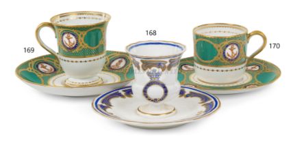 A TASSE DE GLACÉ FROM THE STATE SERVICE OF R.Y. VICTORIA & ALBERT III, CIRCA 1902