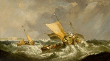 WILLIAM CALCOTT KNELL "WRECK IN THE CHANNEL"