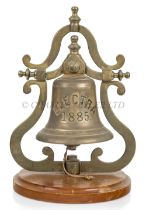 THE SHIP'S BELL FROM THE CABLE LAYER S.S. ELECTRA, 1885