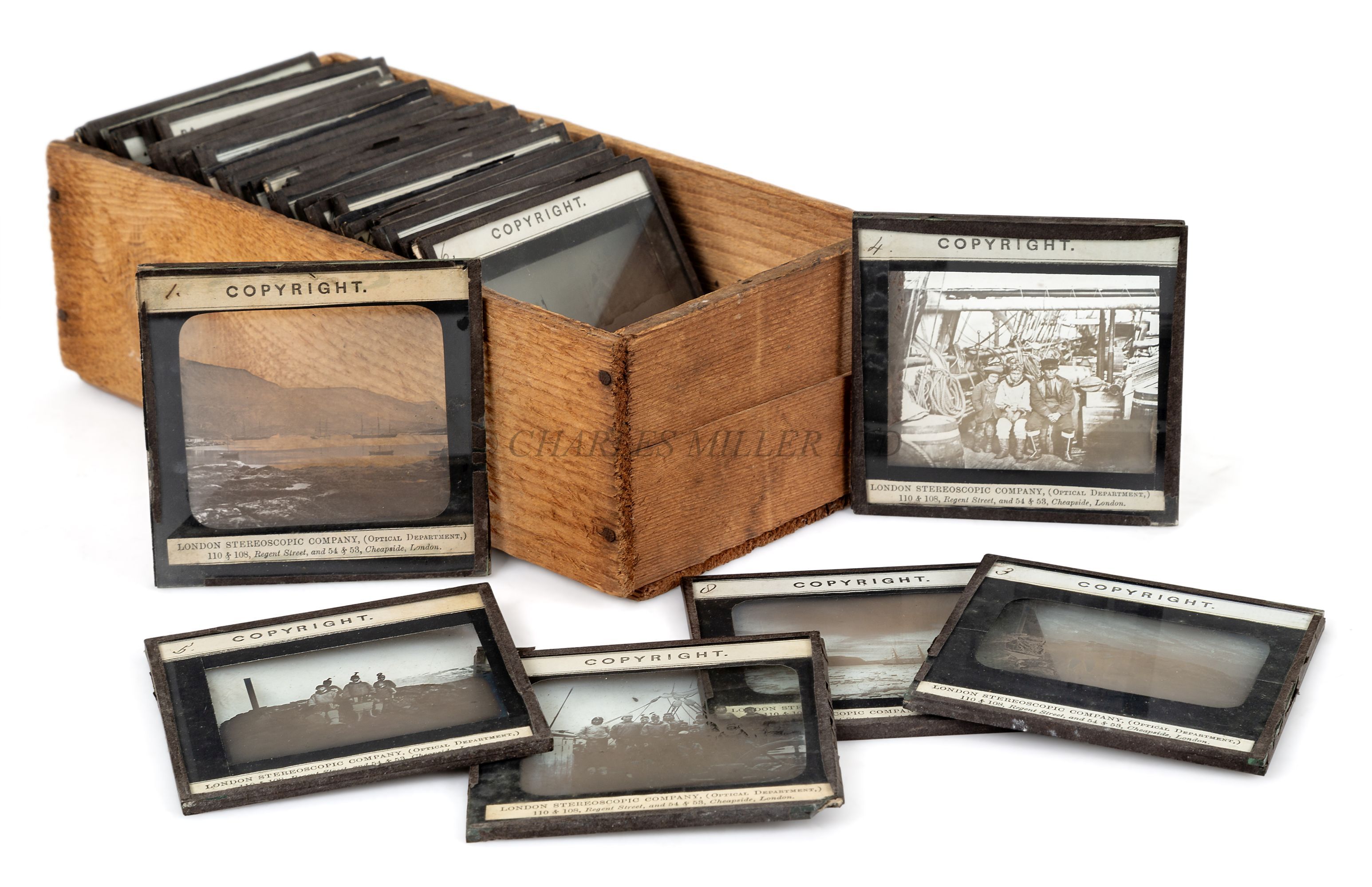 BRITISH ARCTIC EXPEDITION, 1875-76, A RARE GROUP OF PHOTOGRAPHIC SLIDES