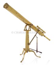 A FINE 2½ INCH. REFRACTING LIBRARY TELESCOPE BY JESSIE RAMSDEN, CIRCA 1790