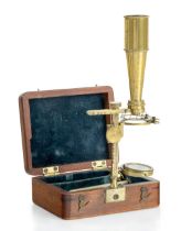 A CARY-GOULD TYPE MICROSCOPE 1820-1850